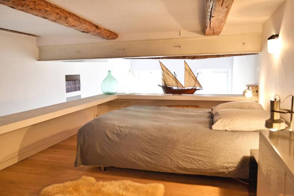 니스 06J - Superb Duplex Loft With Ac - Sea View 아파트 외부 사진