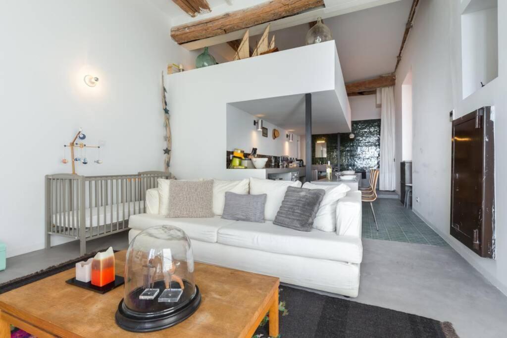 니스 06J - Superb Duplex Loft With Ac - Sea View 아파트 외부 사진