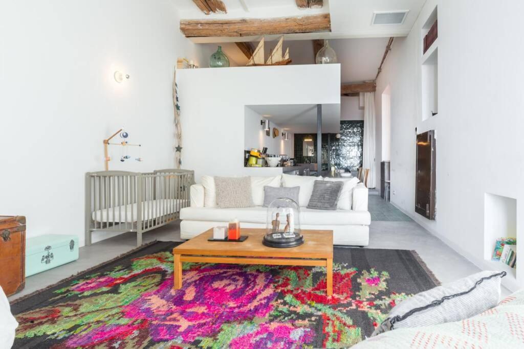 니스 06J - Superb Duplex Loft With Ac - Sea View 아파트 외부 사진