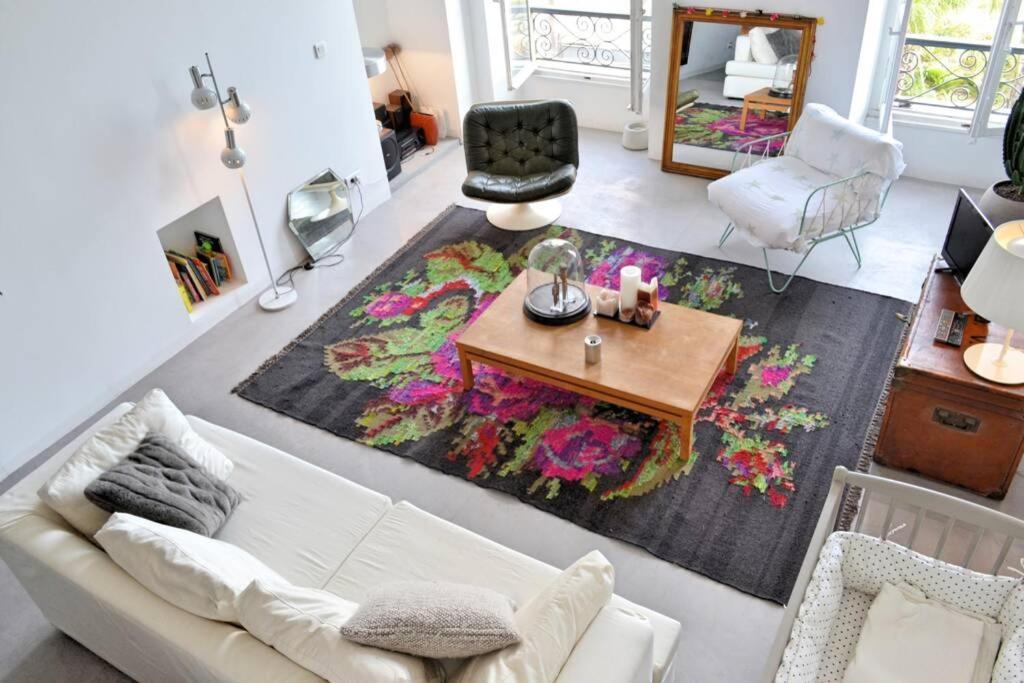 니스 06J - Superb Duplex Loft With Ac - Sea View 아파트 외부 사진